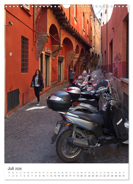 Produktbild: Bologna, altehrw&uuml;rdig und lebendig zugleich (Wandkalender 2026 DIN A3 hoch), CALVENDO Monatskalender