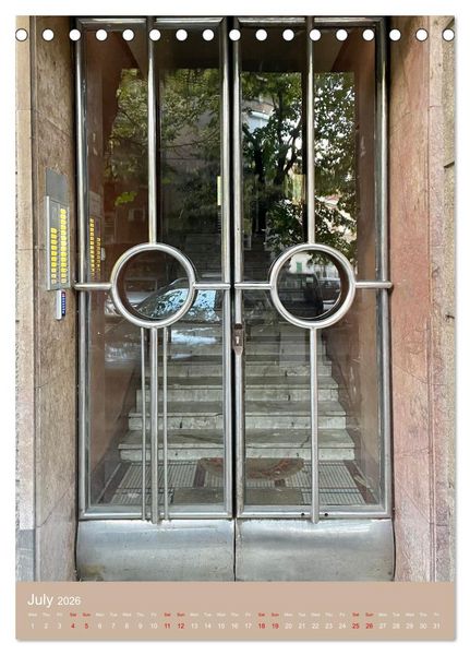 Produktbild: Doors of Belgrade (Desk Calendar 2026 DIN A5 portrait), CALVENDO 12 Month DeskCalendar