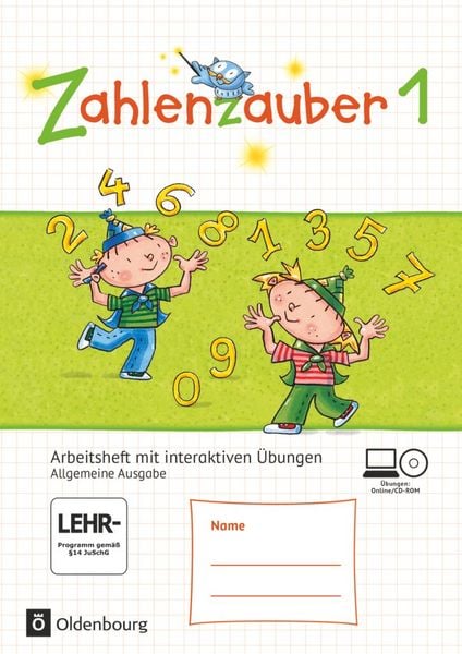 Produktbild: Zahlenzauber 1. Schuljahr. Arbeitsheft mit interaktiven &Uuml;bungen auf scook.de. Allgemeine Ausgabe