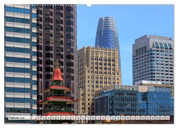 Produktbild: San Francisco - City on the Bay (hochwertiger Premium Wandkalender 2026 DIN A2 quer), Kunstdruck in Hochglanz