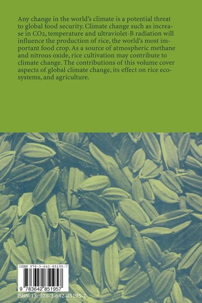 Produktbild: Climate Change and Rice