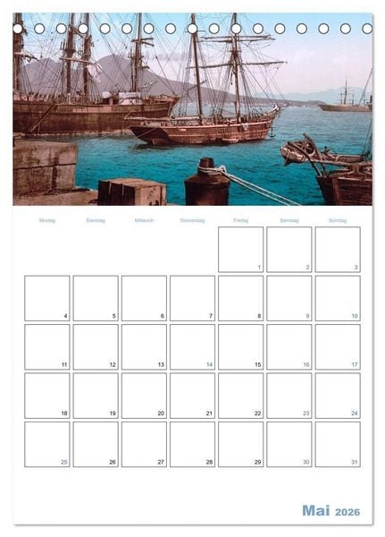 Produktbild: Segelschiffe - mit Planerfunktion (Tischkalender 2026 DIN A5 hoch), CALVENDO Monatskalender