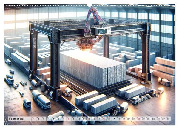Produktbild: Die Zukunft im Hamburger Hafen: Visionen und M&ouml;glichkeiten von Morgen. (hochwertiger Premium Wandkalender 2026 DIN A2 quer), Kunstdruck in Hochglanz