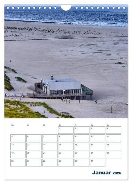 Produktbild: Texel - Momente die verzaubern (Wandkalender 2026 DIN A4 hoch), CALVENDO Monatskalender