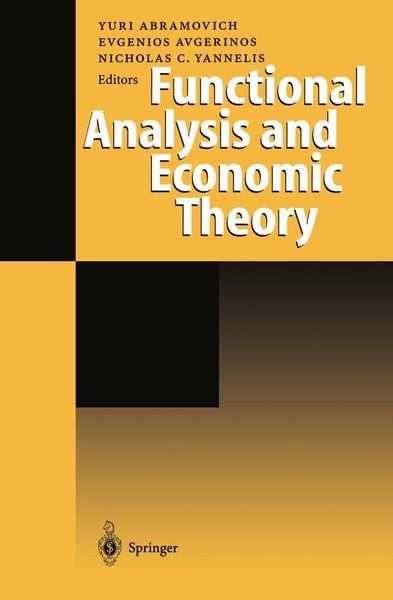 Produktbild: Functional Analysis and Economic Theory