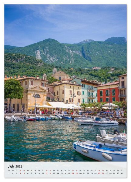 Produktbild: Malcesine - Eine Perle des Gardasees (Wandkalender 2026 DIN A4 hoch), CALVENDO Monatskalender