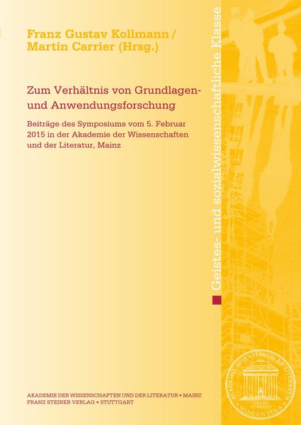 Produktbild: Zum Verh&auml;ltnis von Grundlagen- und Anwendungsforschung