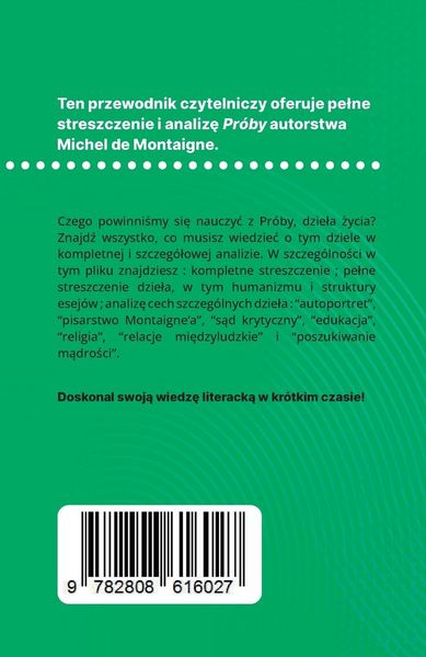Produktbild: Pr&oacute;by ksi&iquest;&iquest;ka Michel de Montaigne (Analiza ksi&iquest;&iquest;ki)