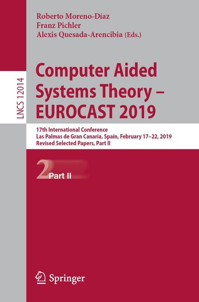 Produktbild: Computer Aided Systems Theory - EUROCAST 2019