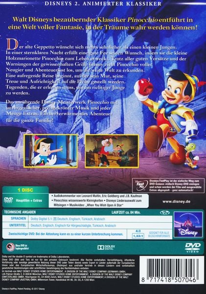 Produktbild: Pinocchio - Disney Classics