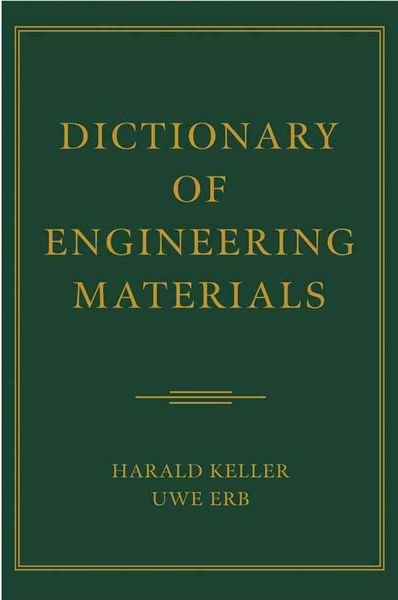 Produktbild: Dictionary of Engineering Materials