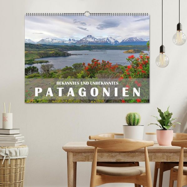 Produktbild: Bekanntes und Unbekanntes Patagonien (Wandkalender 2026 DIN A2 quer), CALVENDO Monatskalender
