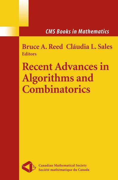 Produktbild: Recent Advances in Algorithms and Combinatorics