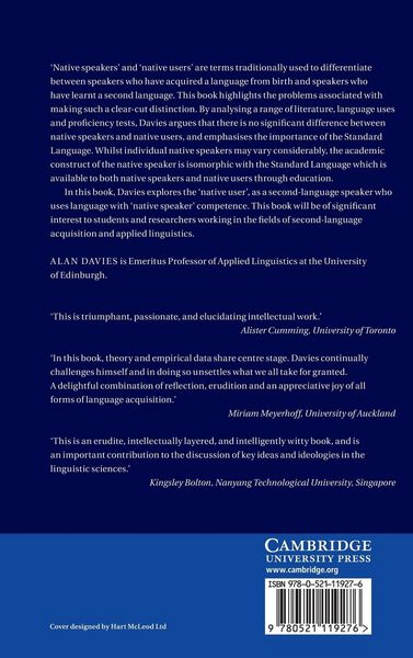 Produktbild: Native Speakers and Native Users