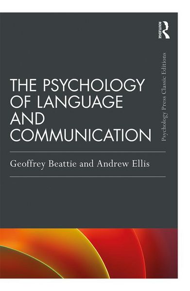 Produktbild: The Psychology of Language and Communication