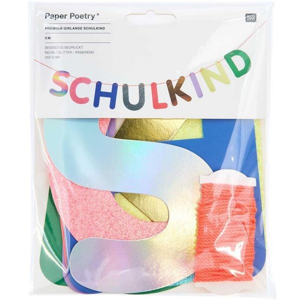 Produktbild: Girlande Schulkind MIX, 5m