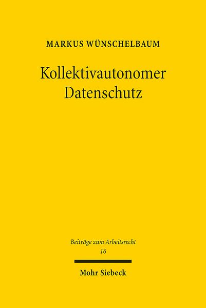 Produktbild: Kollektivautonomer Datenschutz
