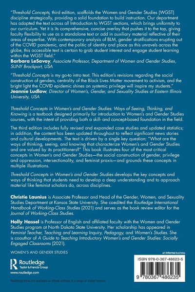 Produktbild: Threshold Concepts in Women's and Gender Studies