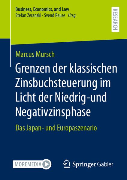Produktbild: Grenzen der klassischen Zinsbuchsteuerung im Licht der Niedrig-und Negativzinsphase