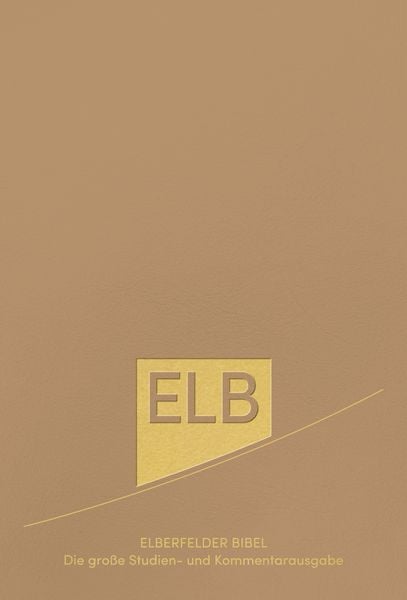 Produktbild: Elberfelder Bibel. Die gro&szlig;e Studien- und Kommentarausgabe Leder mit Goldschnitt