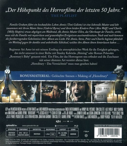 Produktbild: Hereditary - Das Verm&auml;chtnis