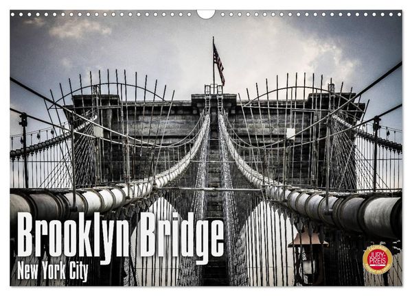 Produktbild: Brooklyn Bridge - New York City (Wandkalender 2026 DIN A3 quer), CALVENDO Monatskalender