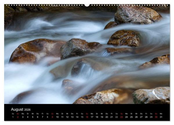 Produktbild: Kuhflucht Wasserfälle bei Farchant (Wandkalender 2026 DIN A2 quer), CALVENDO Monatskalender