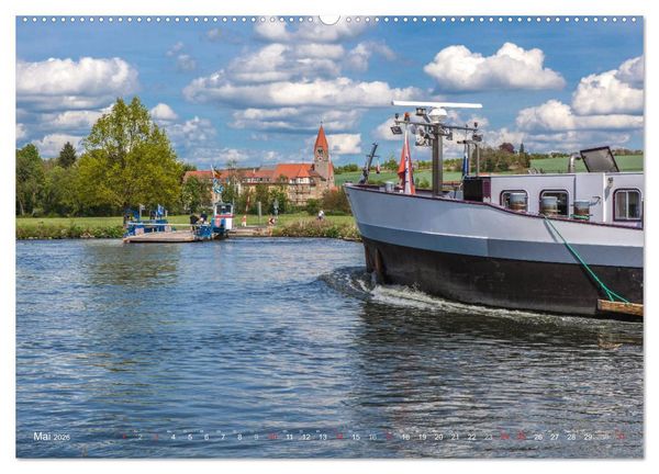 Produktbild: Mainf&auml;hren in Franken (hochwertiger Premium Wandkalender 2026 DIN A2 quer), Kunstdruck in Hochglanz