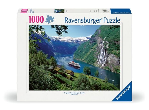 Produktbild: Erwachsenenpuzzle 1000 Teile - Norwegischer Fjord
