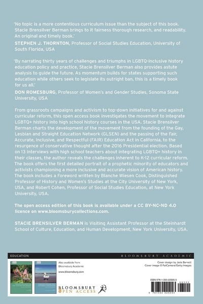 Produktbild: LGBTQ+ History in High School Classes in the United States since 1990