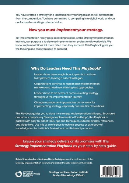 Produktbild: Strategy Implementation Playbook
