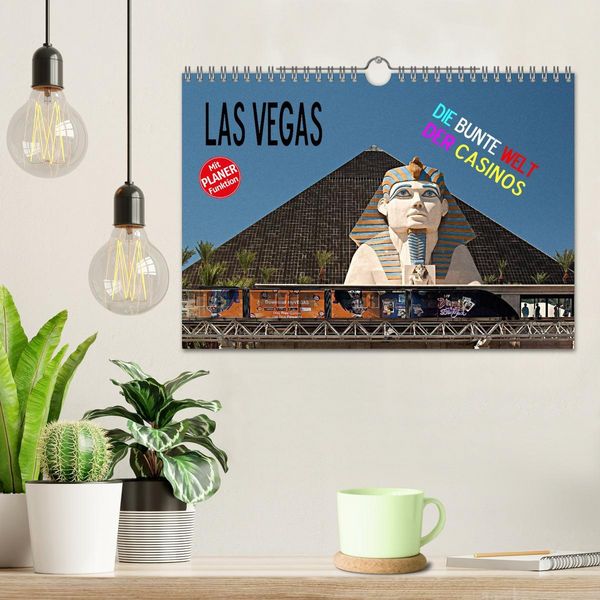 Produktbild: Las Vegas - Die bunte Welt der Casinos (Wandkalender 2026 DIN A4 quer), CALVENDO Monatskalender