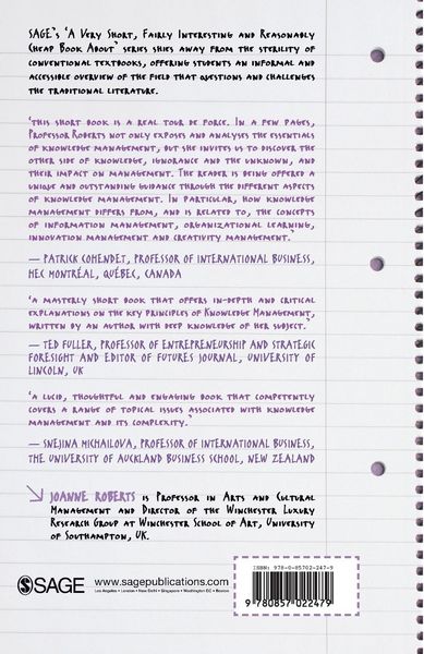Produktbild: A Very Short, Fairly Interesting and Reasonably Cheap Book About Knowledge Management