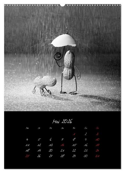 Produktbild: Simple Things 2026 (Wandkalender 2026 DIN A2 hoch), CALVENDO Monatskalender