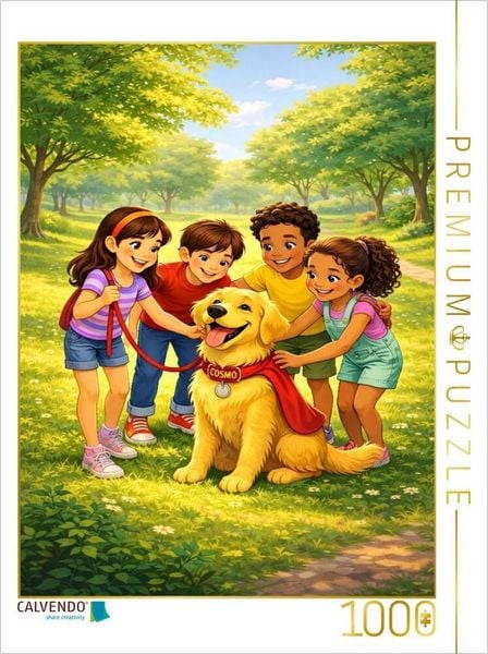 CALVENDO Puzzle Der Freundschaftshelfer | 1000 Teile Lege-Größe 64 × 48 cm Foto-Puzzle für glückliche Stunden