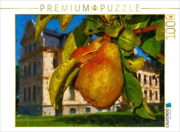Produktbild: CALVENDO Puzzle Schloss Ribbeck und die Birne im Havelland. | 1000 Teile Lege-Gr&ouml;&szlig;e 64x48cm Foto-Puzzle f&uuml;r gl&uuml;ckliche Stunden