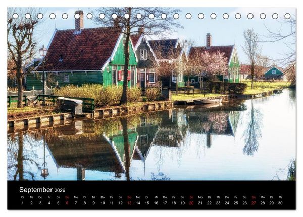 Produktbild: Die Niederlande (Tischkalender 2026 DIN A5 quer), CALVENDO Monatskalender