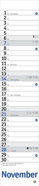 Produktbild: Langplaner mini, blau 2027