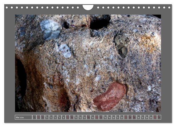 Produktbild: Gesteine und mineralische Bildungen (Wandkalender 2026 DIN A4 quer), CALVENDO Monatskalender
