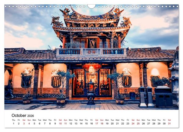 Produktbild: A Journey In Taipei (Wall Calendar 2026 DIN A3 landscape), CALVENDO 12 Month Wall Calendar