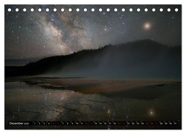 Produktbild: Yellowstone Nationalpark. Tanz auf dem Vulkan (Tischkalender 2026 DIN A5 quer), CALVENDO Monatskalender