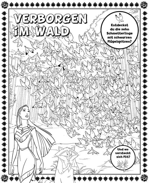 Produktbild: Disney Prinzessin: Mein Wimmel-Malblock