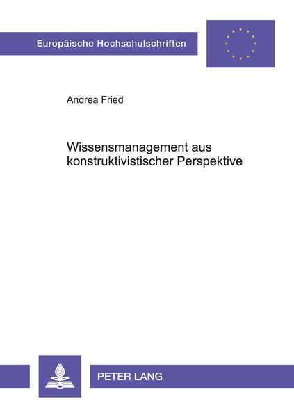 Produktbild: Wissensmanagement aus konstruktivistischer Perspektive
