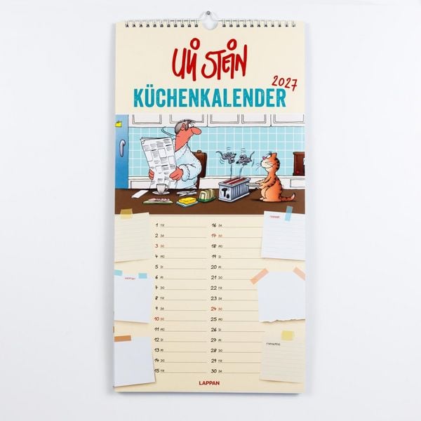 Produktbild: Uli Stein K&uuml;chenkalender 2027: Monatskalender f&uuml;r die Wand