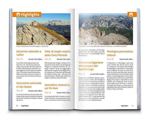 Produktbild: KOMPASS guida escursionistica Val Gardena, Val di Funes, Alpe di Siusi, 55 itinerari