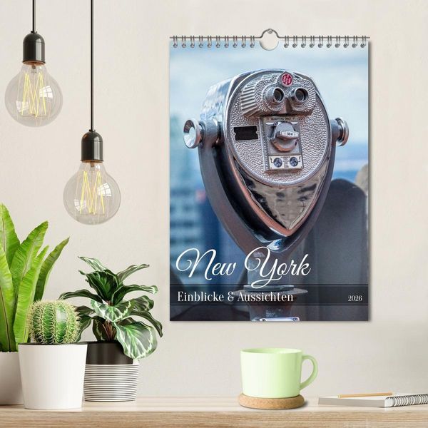 Produktbild: New York - Einblicke & Aussichten (Wandkalender 2026 DIN A4 hoch), CALVENDO Monatskalender