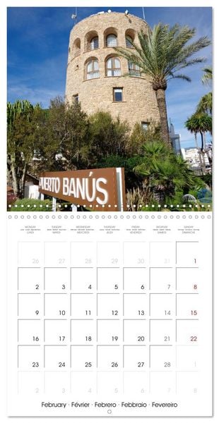 Produktbild: Marbella - Chic and Charming (Wall Calendar 2026 12 &times; 12 Inch) CALVENDO 12 Month Wall Calendar