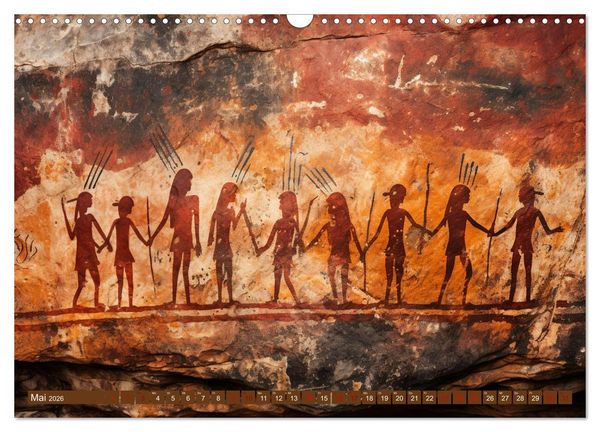 Produktbild: Steinzeit Galerie (Wandkalender 2026 DIN A3 quer), CALVENDO Monatskalender