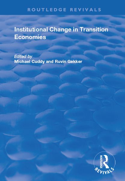 Produktbild: Institutional Change in Transition Economies