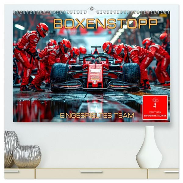 Produktbild: Boxenstopp - eingespieltes Team (hochwertiger Premium Wandkalender 2026 DIN A2 quer), Kunstdruck in Hochglanz